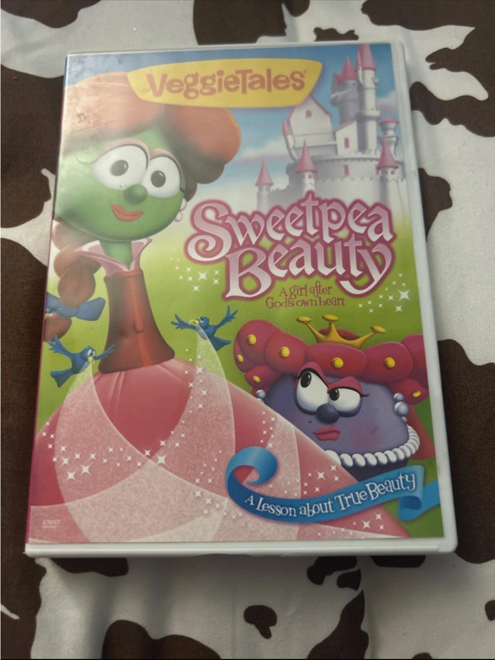 Veggietales Sweetpea Beauty DVD - Pink & Green